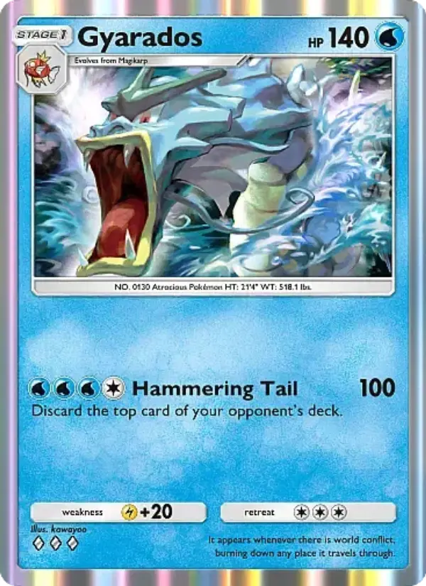 Gyarados — Mega Rising card #051