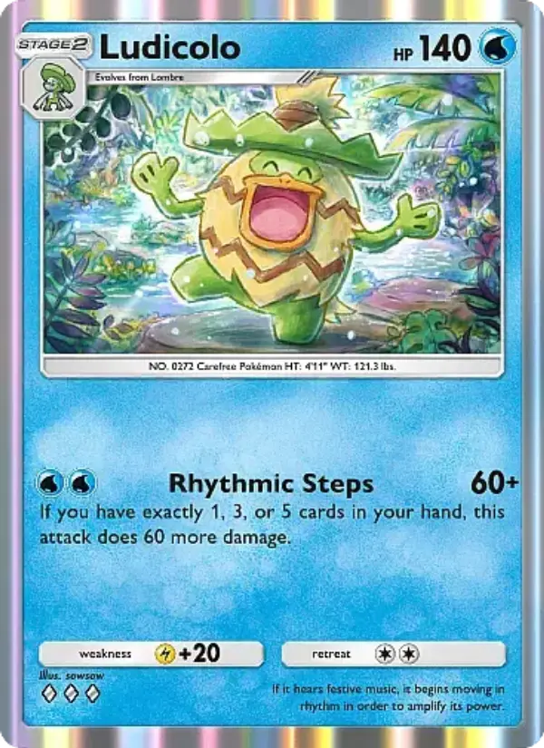 Ludicolo — Mega Rising card #055