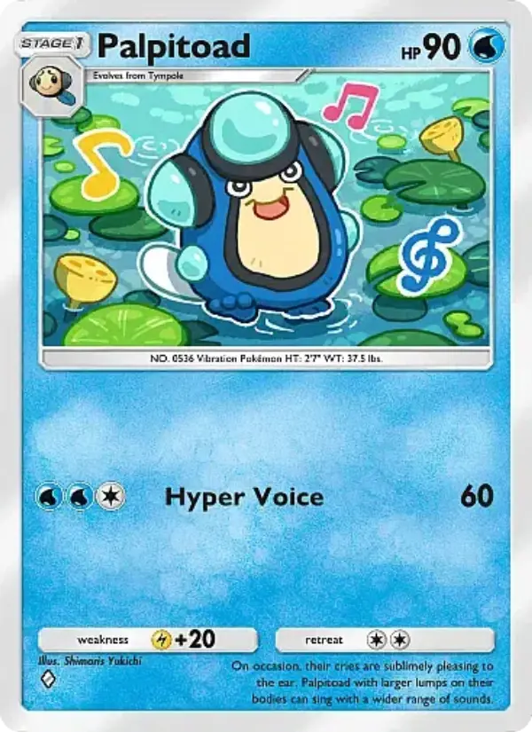 Palpitoad — Mega Rising card #064