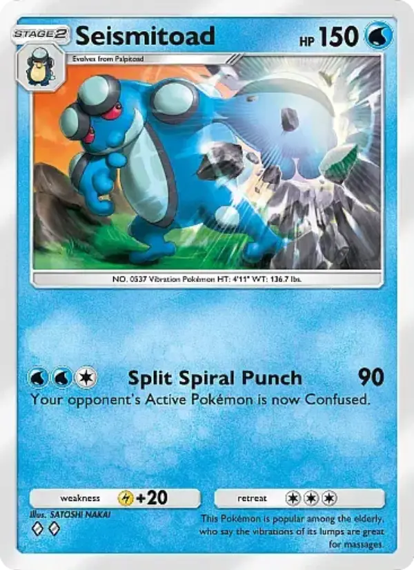 Seismitoad — Mega Rising card #065