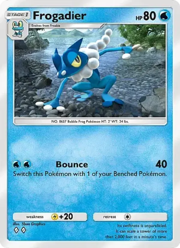 Frogadier — Mega Rising card #072