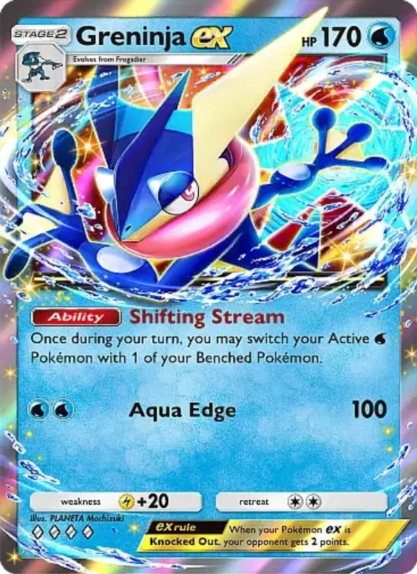 Greninja ex — Mega Rising card #073