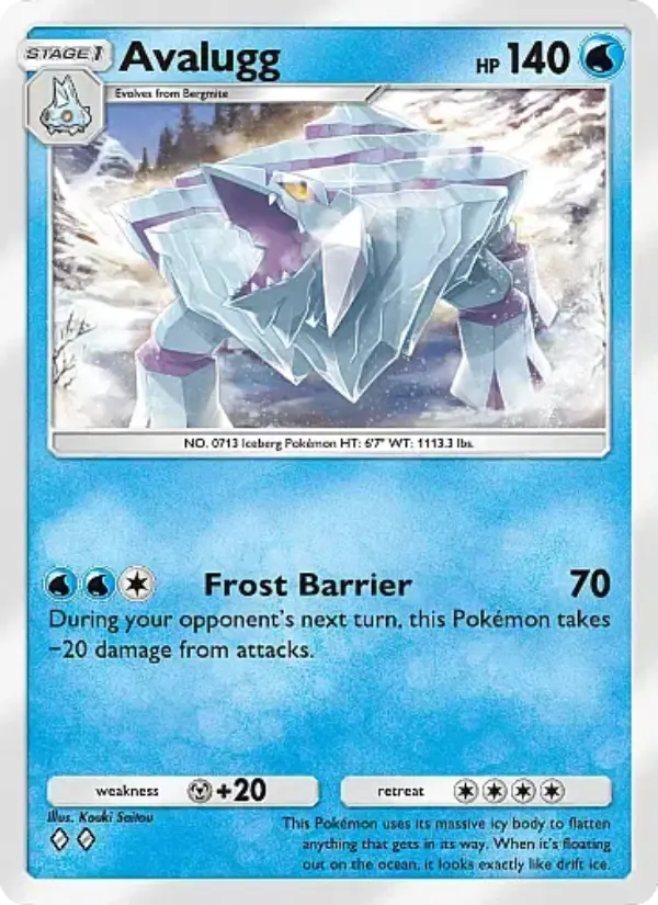 Avalugg — Mega Rising card #075