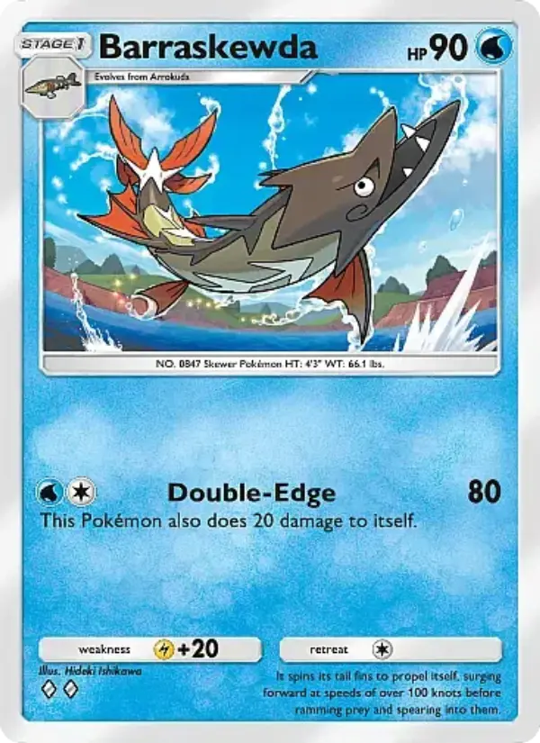Barraskewda — Mega Rising card #079