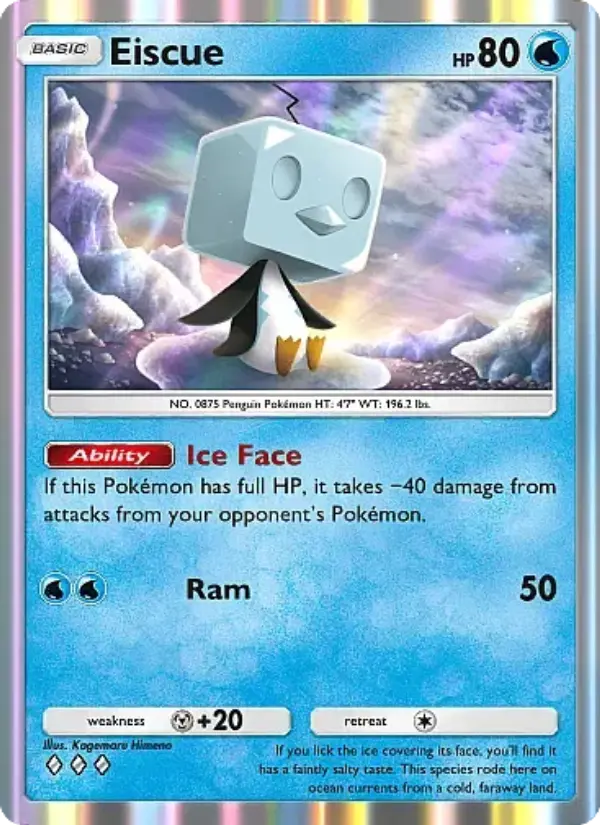 Eiscue — Mega Rising card #080