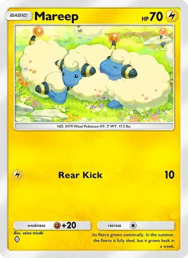 Mareep — Mega Rising card #082
