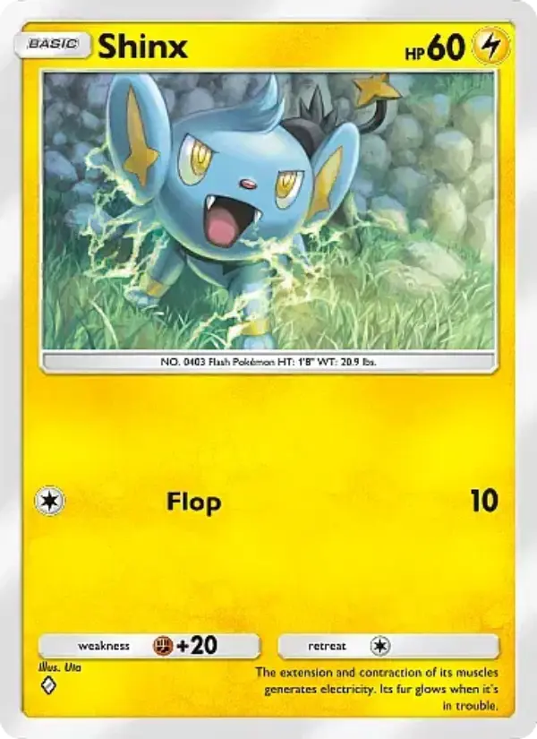 Shinx — Mega Rising card #086
