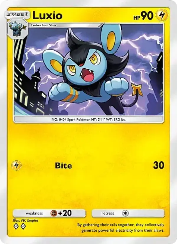 Luxio — Mega Rising card #087