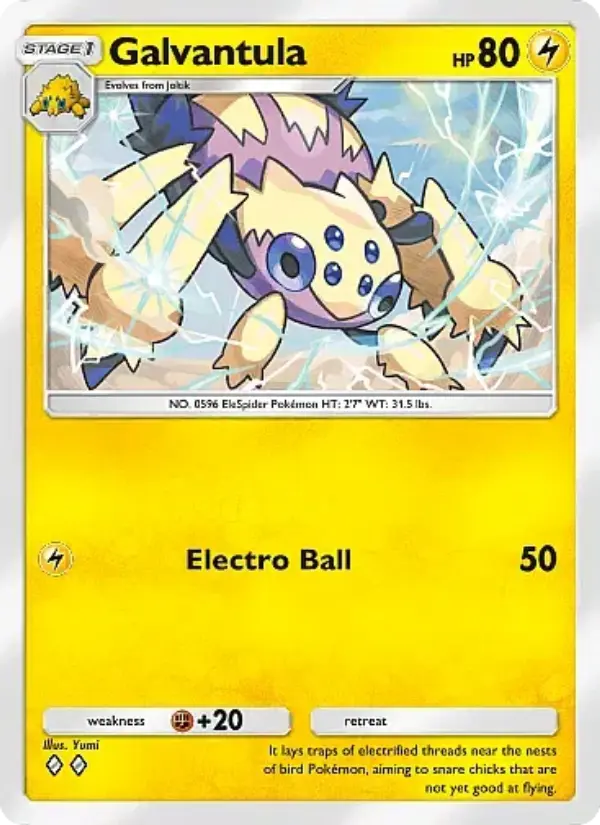 Galvantula — Mega Rising card #093