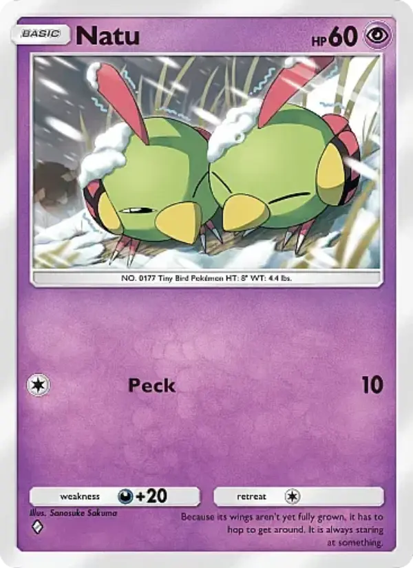 Natu — Mega Rising card #097