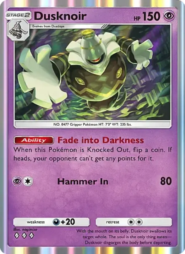Dusknoir — Mega Rising card #105