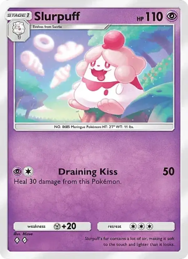 Slurpuff — Mega Rising card #118