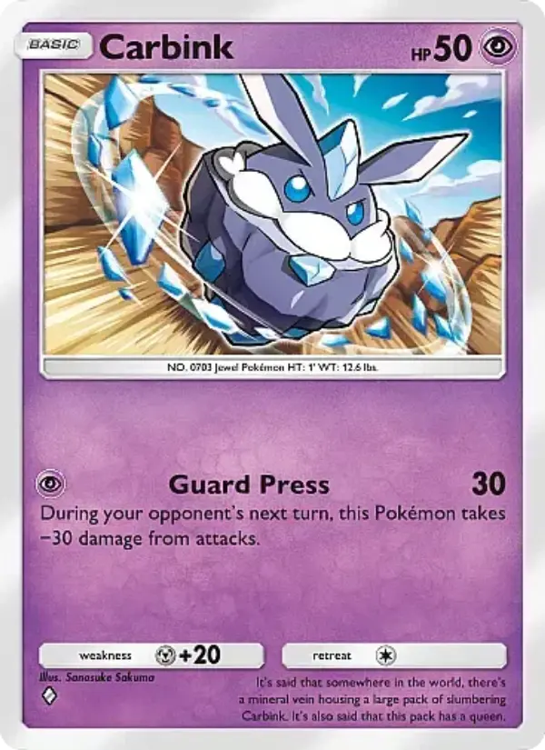 Carbink — Mega Rising card #119