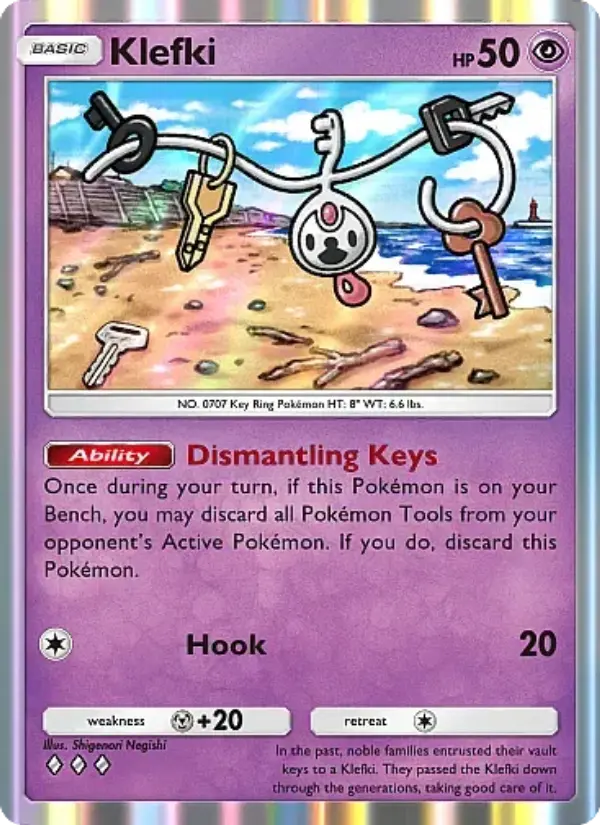 Klefki — Mega Rising card #120