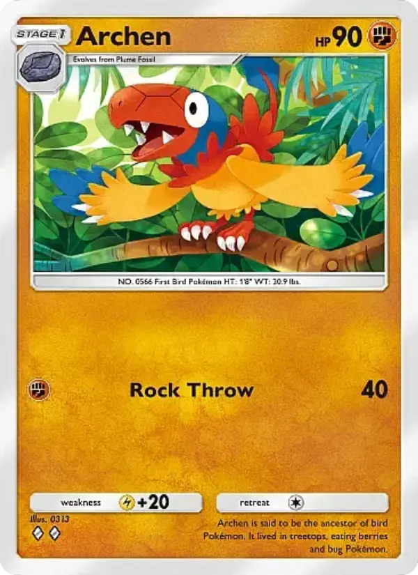 Archen — Mega Rising card #133