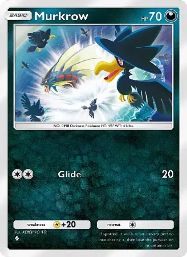 Murkrow — Mega Rising card #148