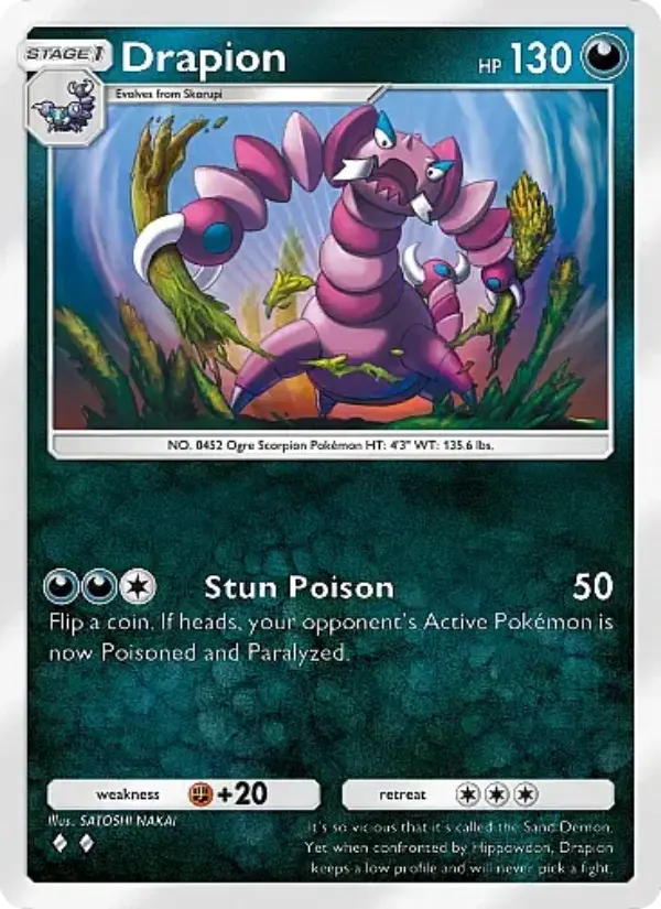Drapion — Mega Rising card #153