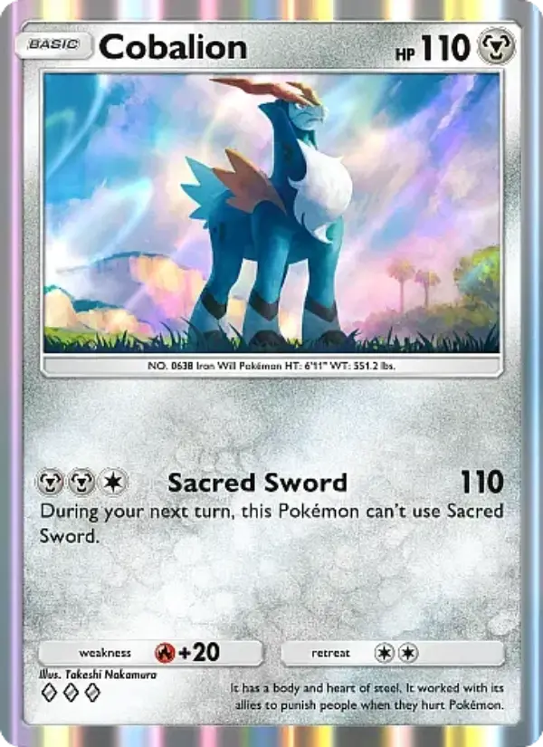 Cobalion — Mega Rising card #169