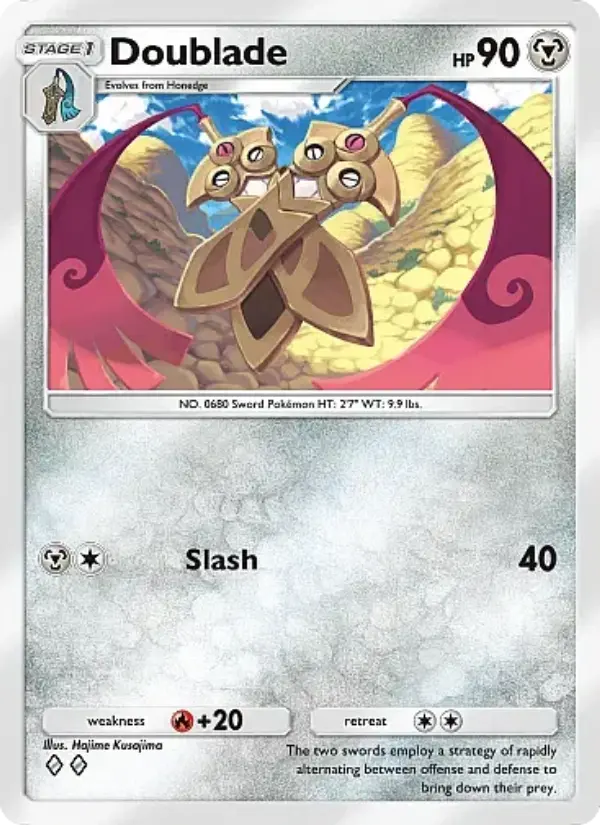 Doublade — Mega Rising card #171