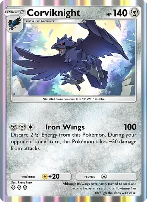 Corviknight — Mega Rising card #175