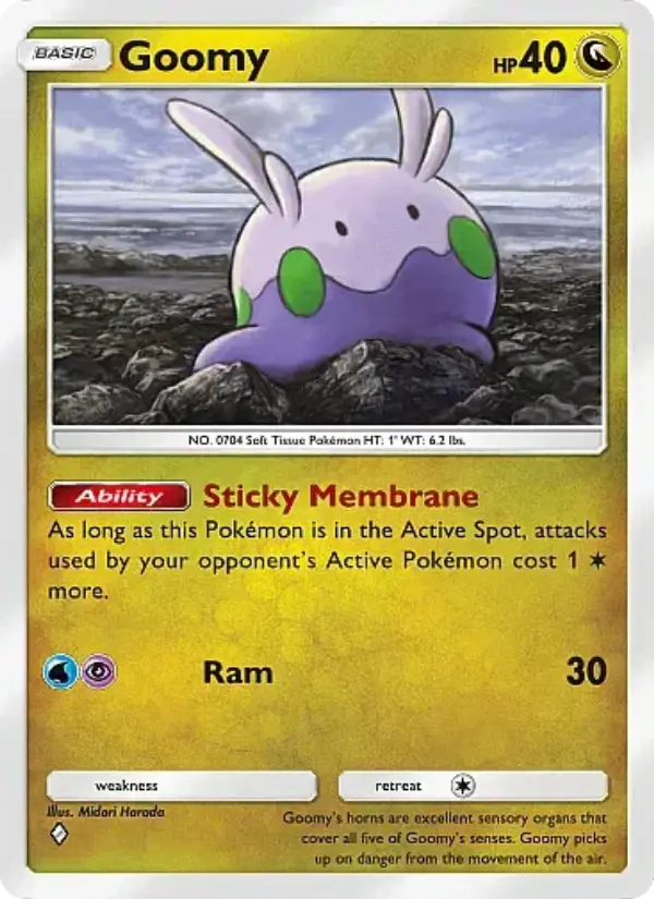 Goomy — Mega Rising card #177
