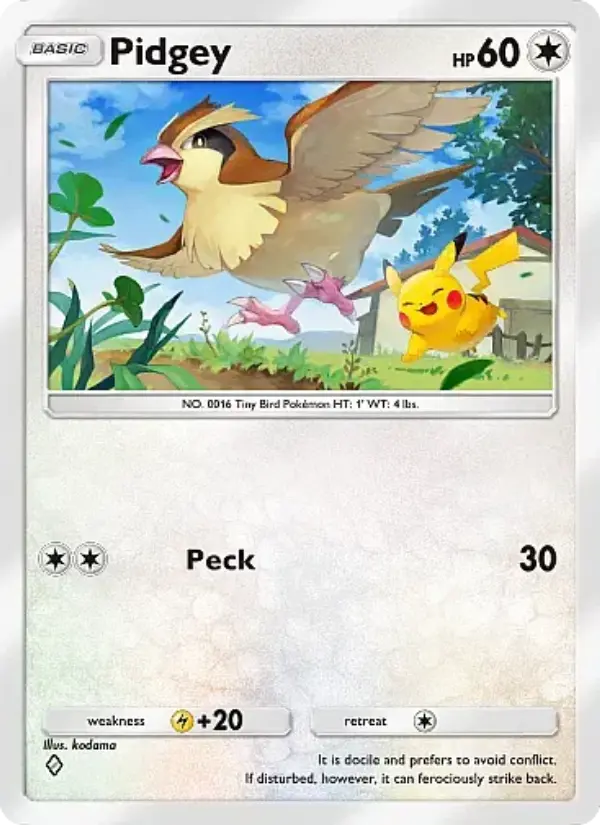Pidgey — Mega Rising card #180