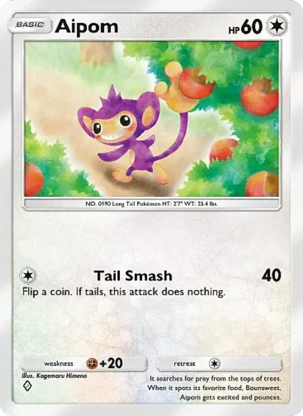 Aipom — Mega Rising card #185