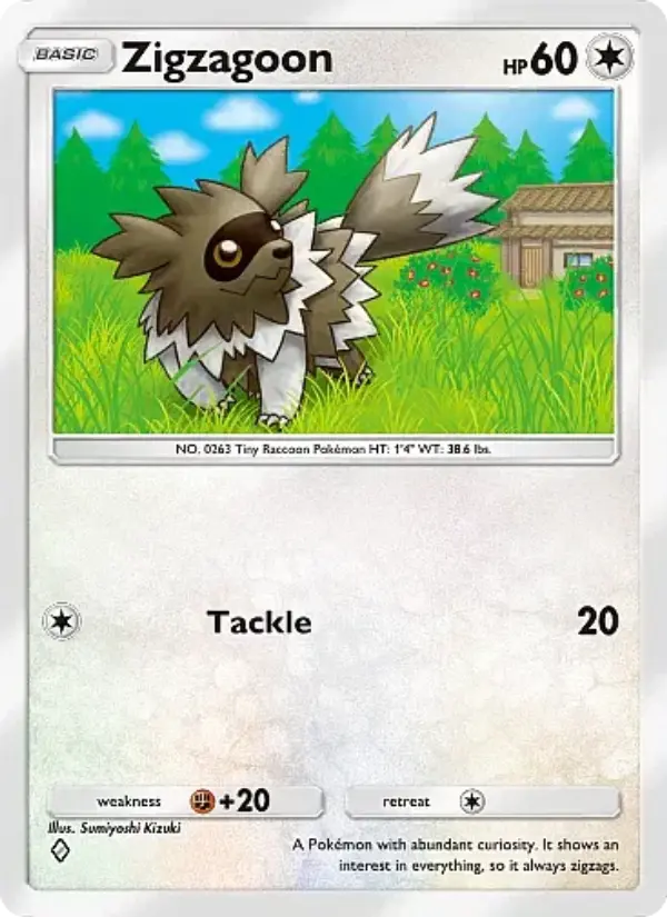 Zigzagoon — Mega Rising card #188