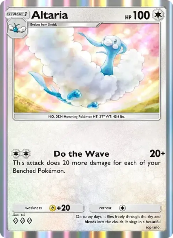 Altaria — Mega Rising card #197