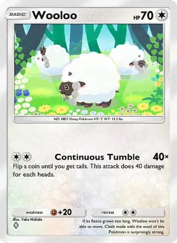 Wooloo — Mega Rising card #211