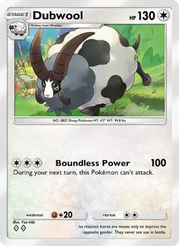 Dubwool — Mega Rising card #212