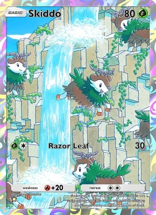 Skiddo — Mega Rising card #228