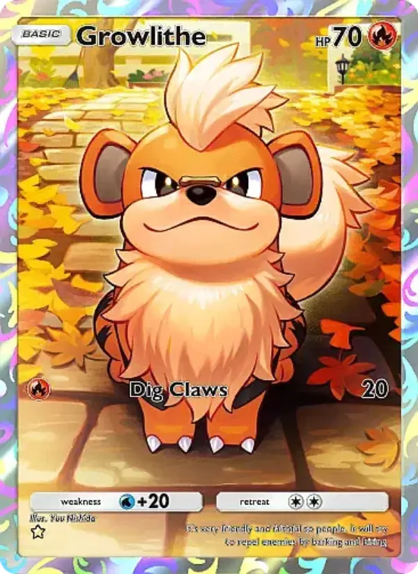 Growlithe — Mega Rising card #230