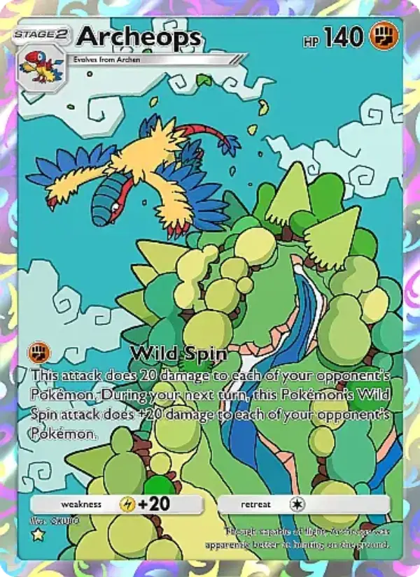 Archeops — Mega Rising card #242