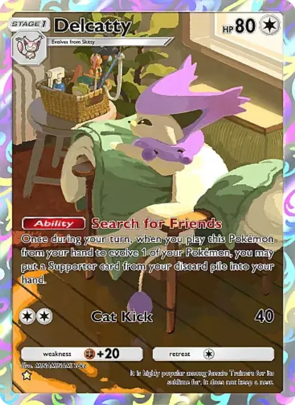 Delcatty — Mega Rising card #248