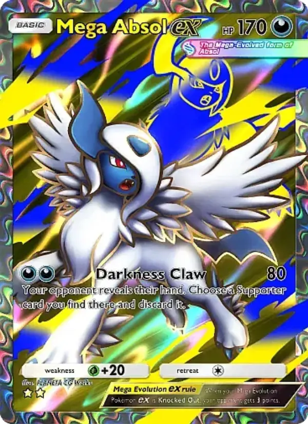Mega Absol ex — Mega Rising card #262