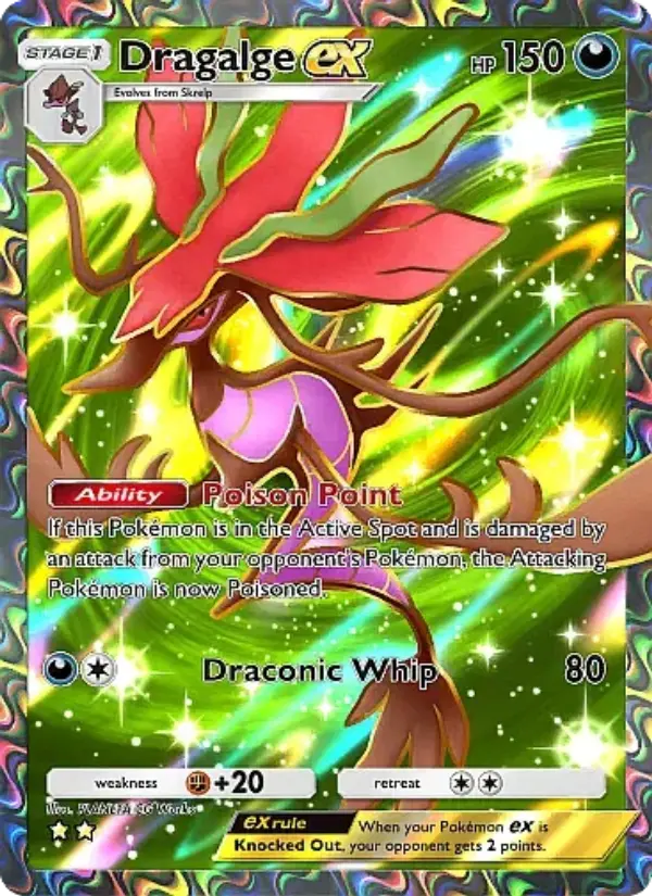 Dragalge ex — Mega Rising card #263