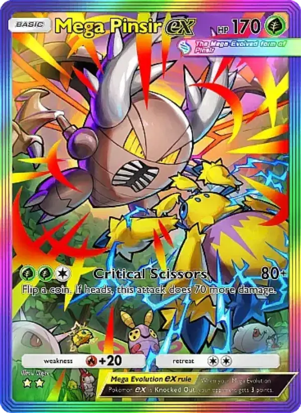 Mega Pinsir ex — Mega Rising card #272