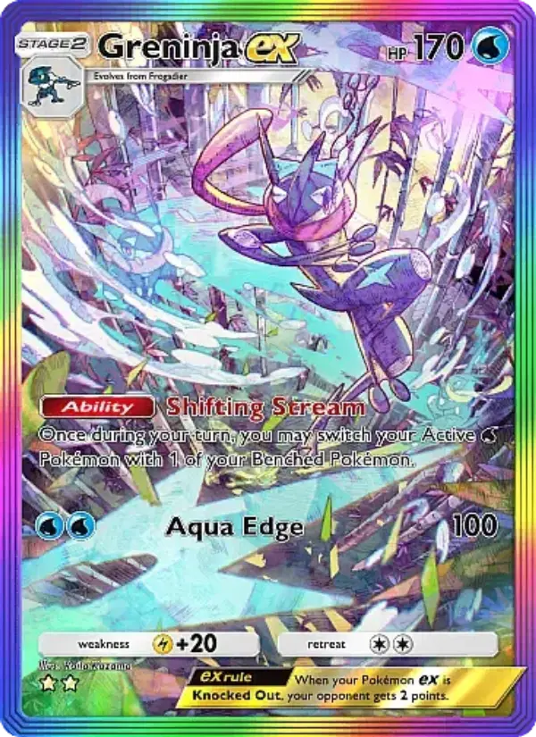 Greninja ex — Mega Rising card #275
