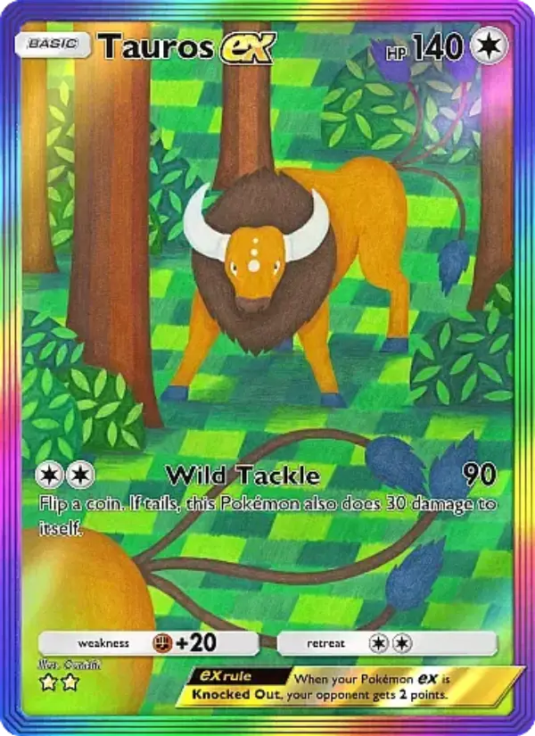 Tauros ex — Mega Rising card #283