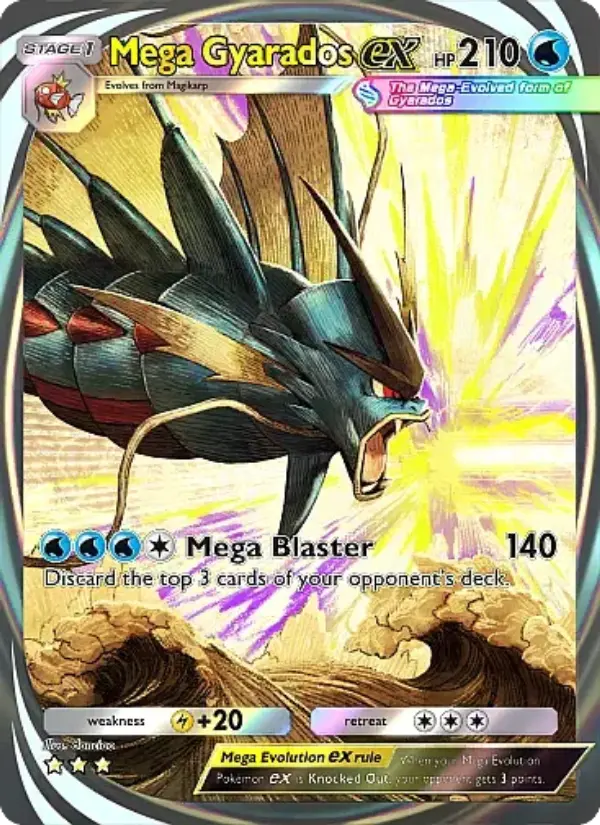 Mega Gyarados ex — Mega Rising card #285