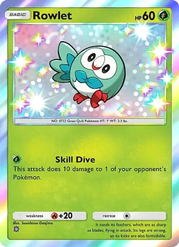 Rowlet — Mega Rising card #290