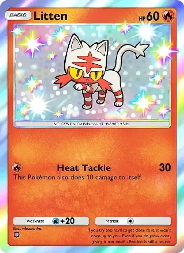 Litten — Mega Rising card #293