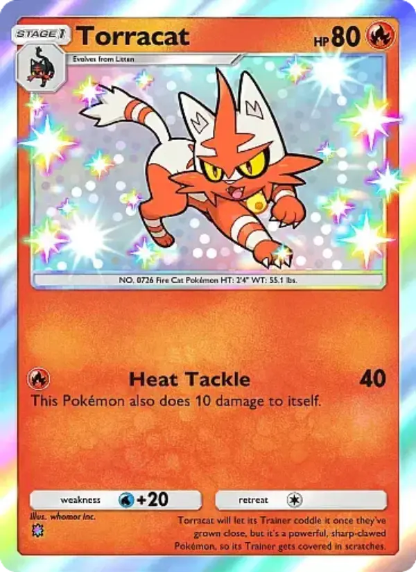 Torracat — Mega Rising card #294