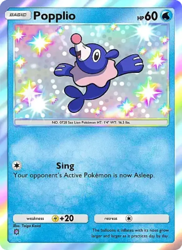 Popplio — Mega Rising card #300