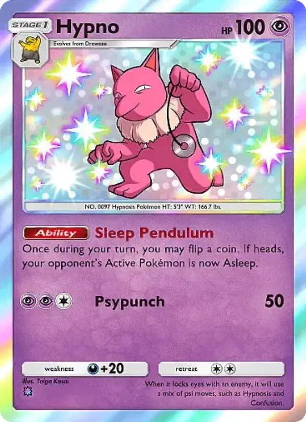 Hypno — Mega Rising card #306