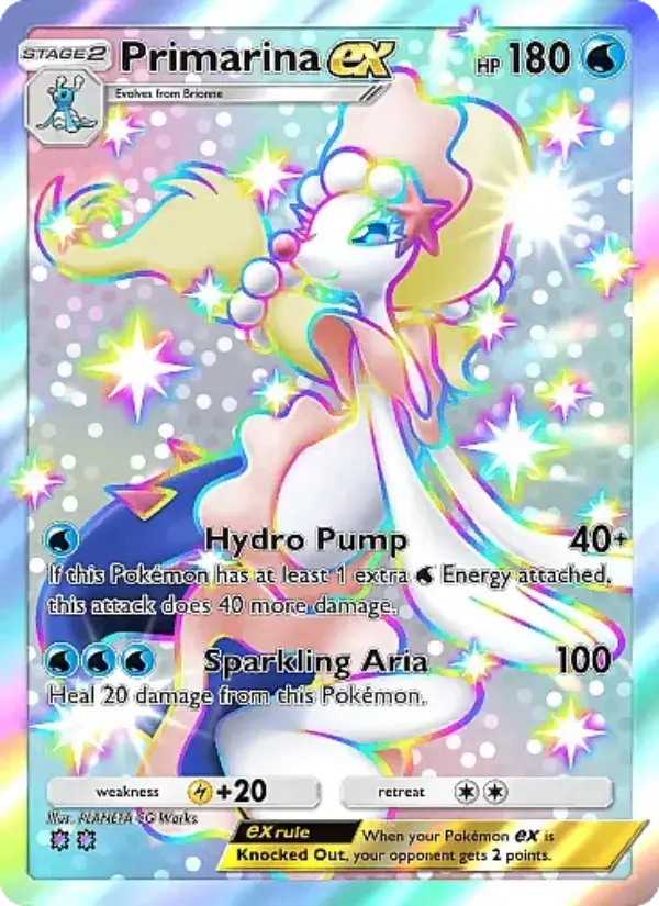 Primarina ex — Mega Rising card #320