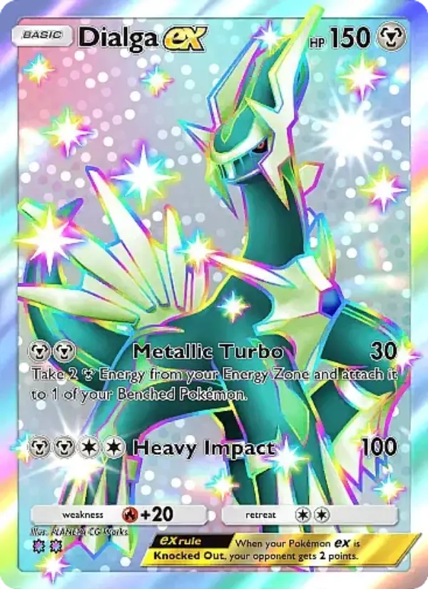 Dialga ex — Mega Rising card #326