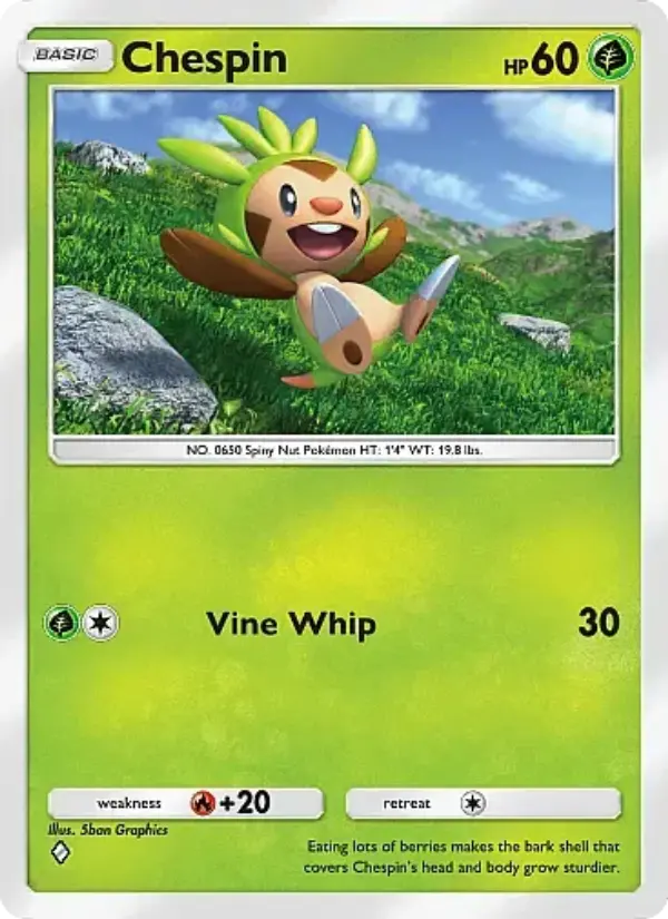 Chespin — Fantastical Parade card #008
