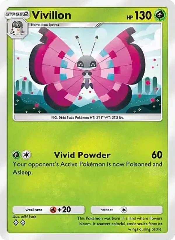 Vivillon — Fantastical Parade card #013